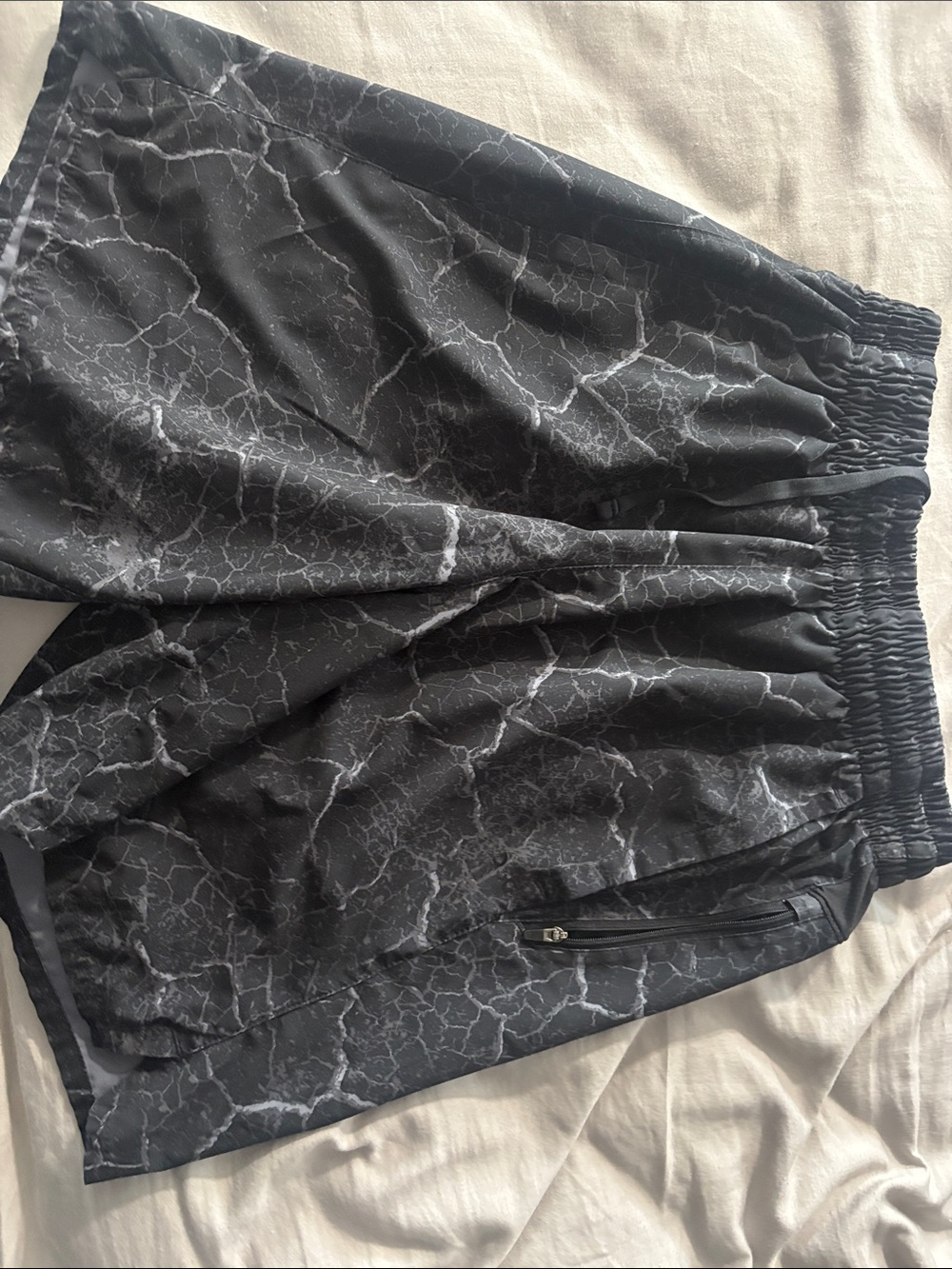 DSG Black Marble Athletic Shorts